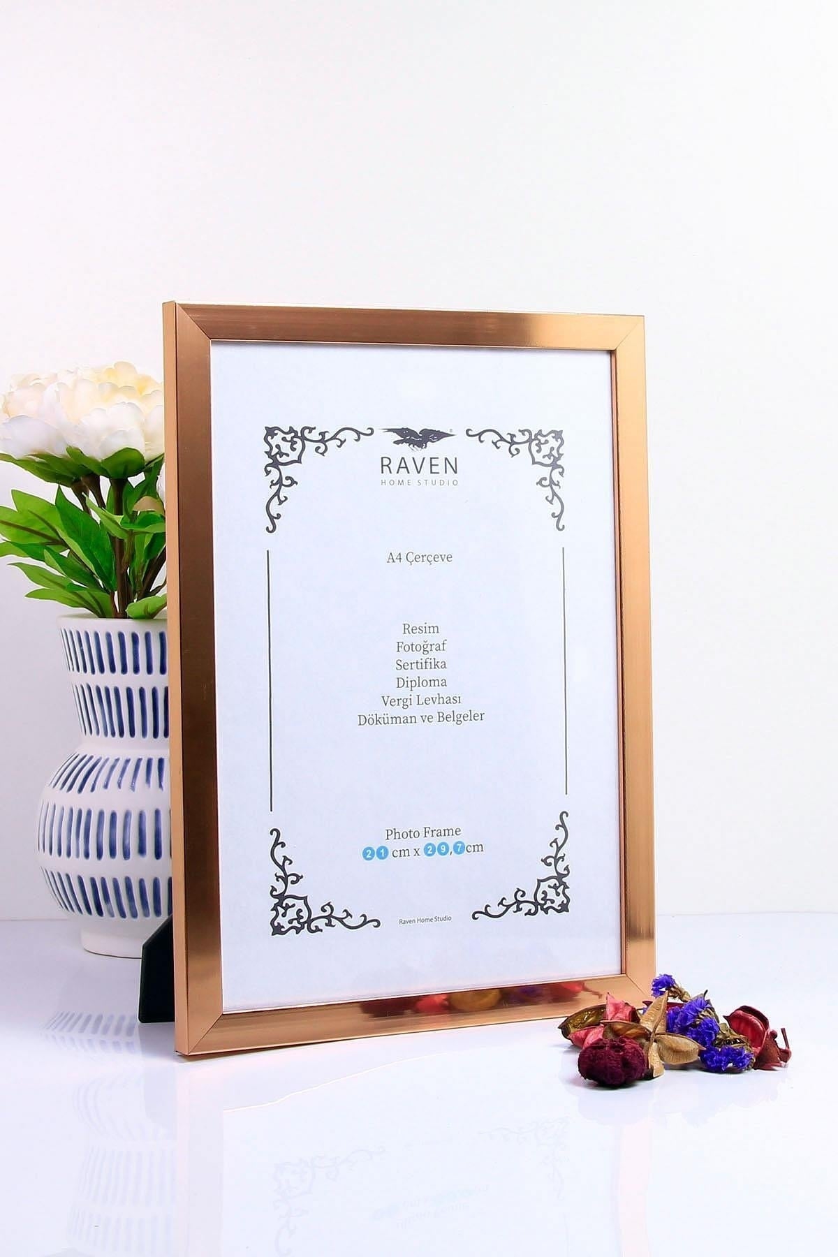21cm X 30cm Resim, Fotoğraf, Belge, Poster, Evrak Çerçevesi Ayarlanabilir Ayaklı Ve Duvara Ası