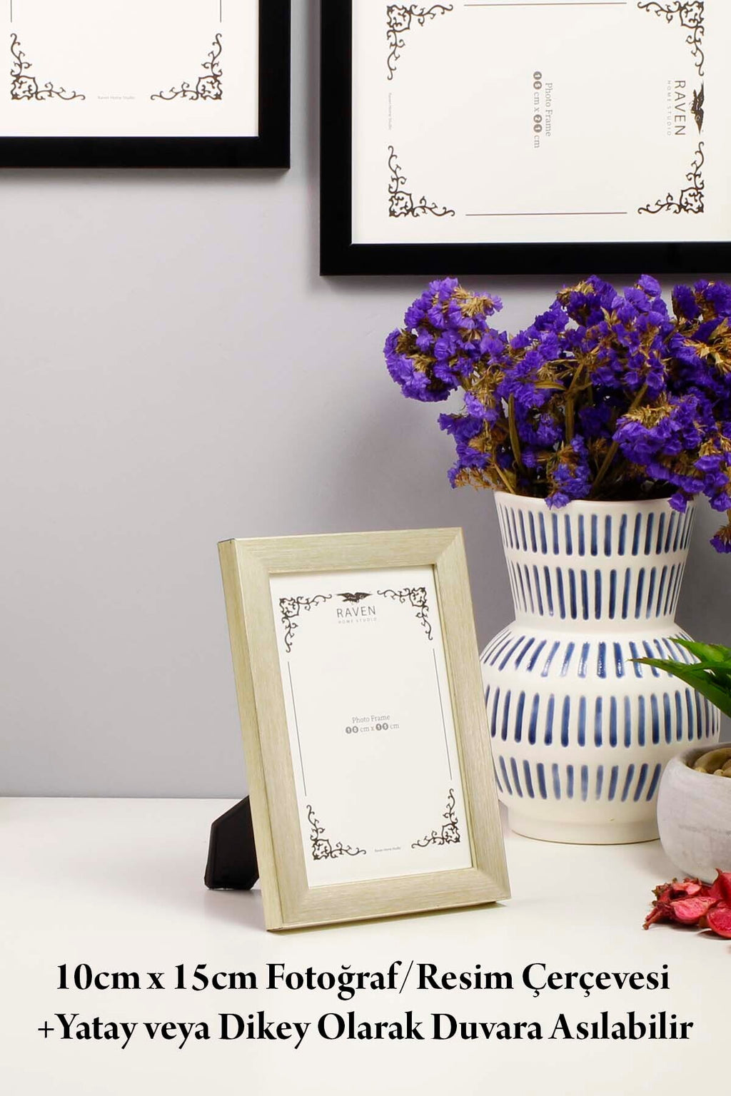 3'lü Set Düz Beyaz 10cmx15cm 13cmx18cm 15cmx21cm Resim, Fotoğraf, Belge, Poster, Evrak Çerçeve