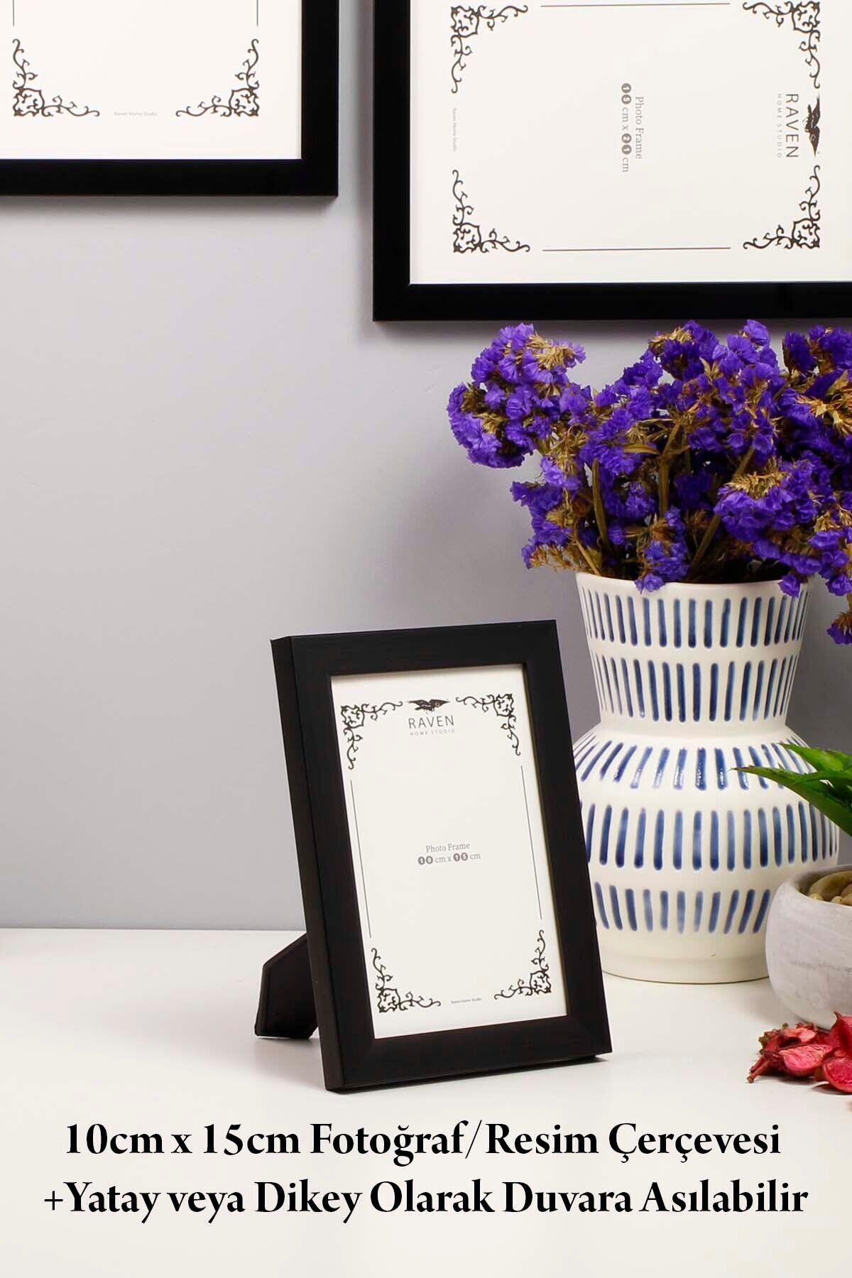 3'lü Set Düz Beyaz 10cmx15cm 13cmx18cm 15cmx21cm Resim, Fotoğraf, Belge, Poster, Evrak Çerçeve