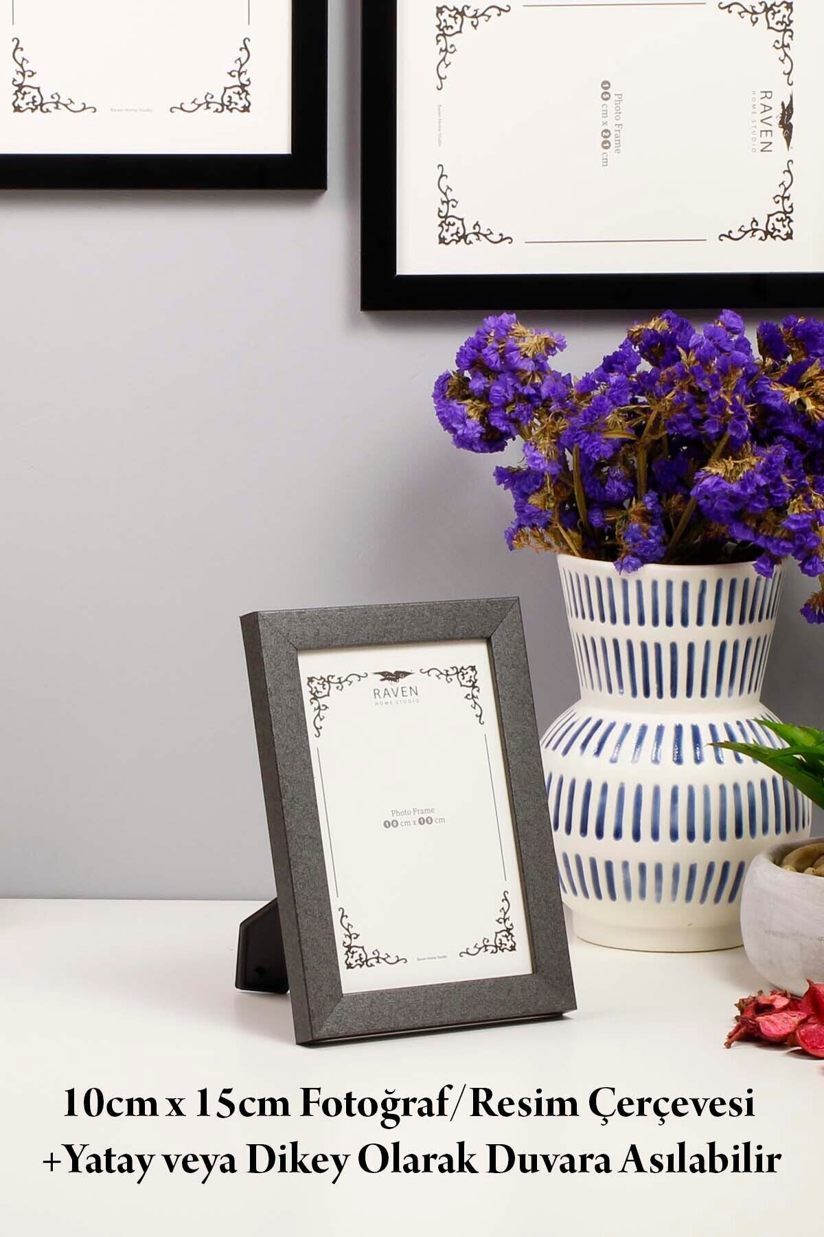 3'lü Set Düz Beyaz 10cmx15cm 13cmx18cm 15cmx21cm Resim, Fotoğraf, Belge, Poster, Evrak Çerçeve