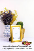 10cm X 15cm Resim, Fotoğraf, Belge, Poster, Evrak Çerçevesi Ayarlanabilir Ayaklı Ve Duvara Ası