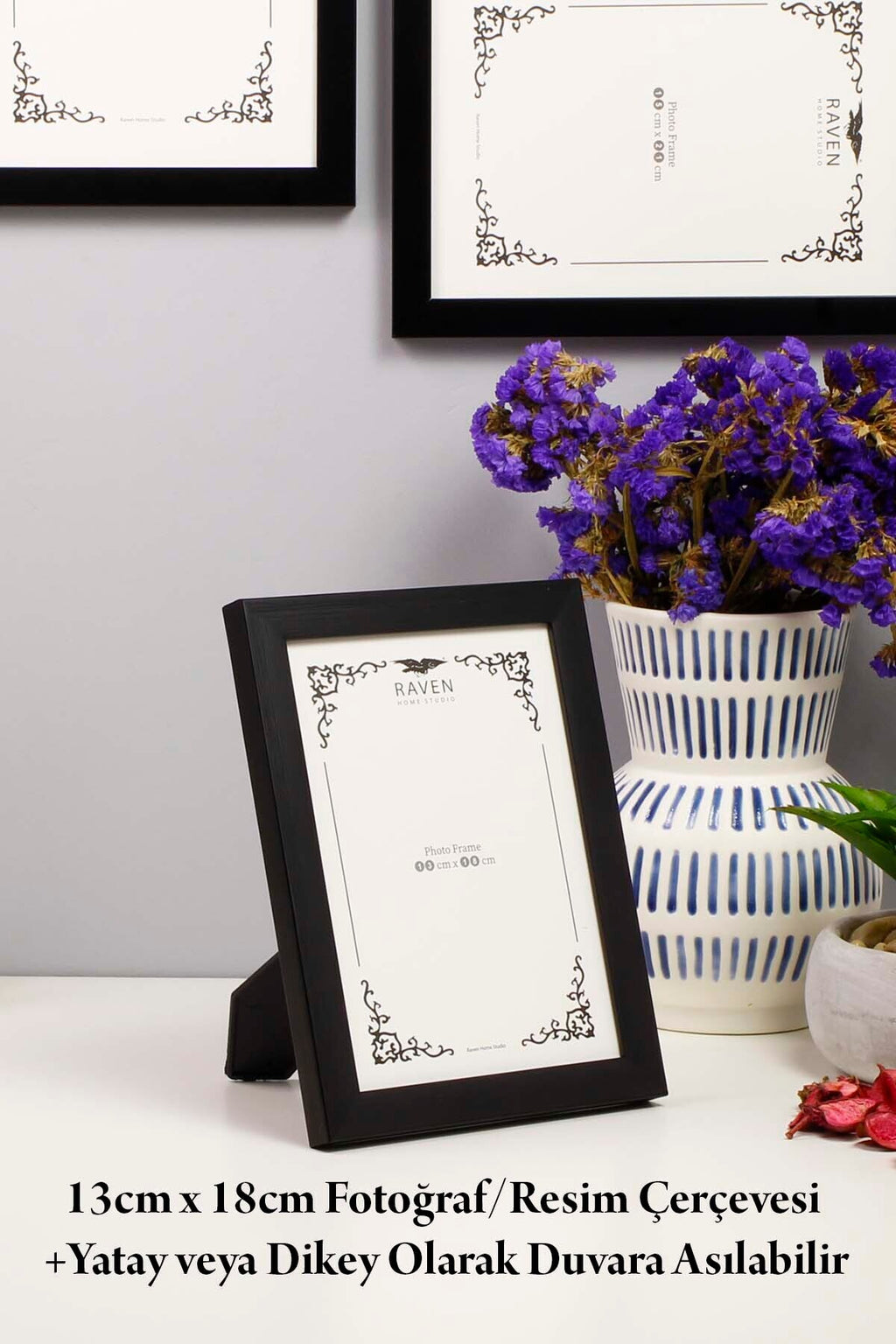 3'lü Set Düz Beyaz 10cmx15cm 13cmx18cm 15cmx21cm Resim, Fotoğraf, Belge, Poster, Evrak Çerçeve