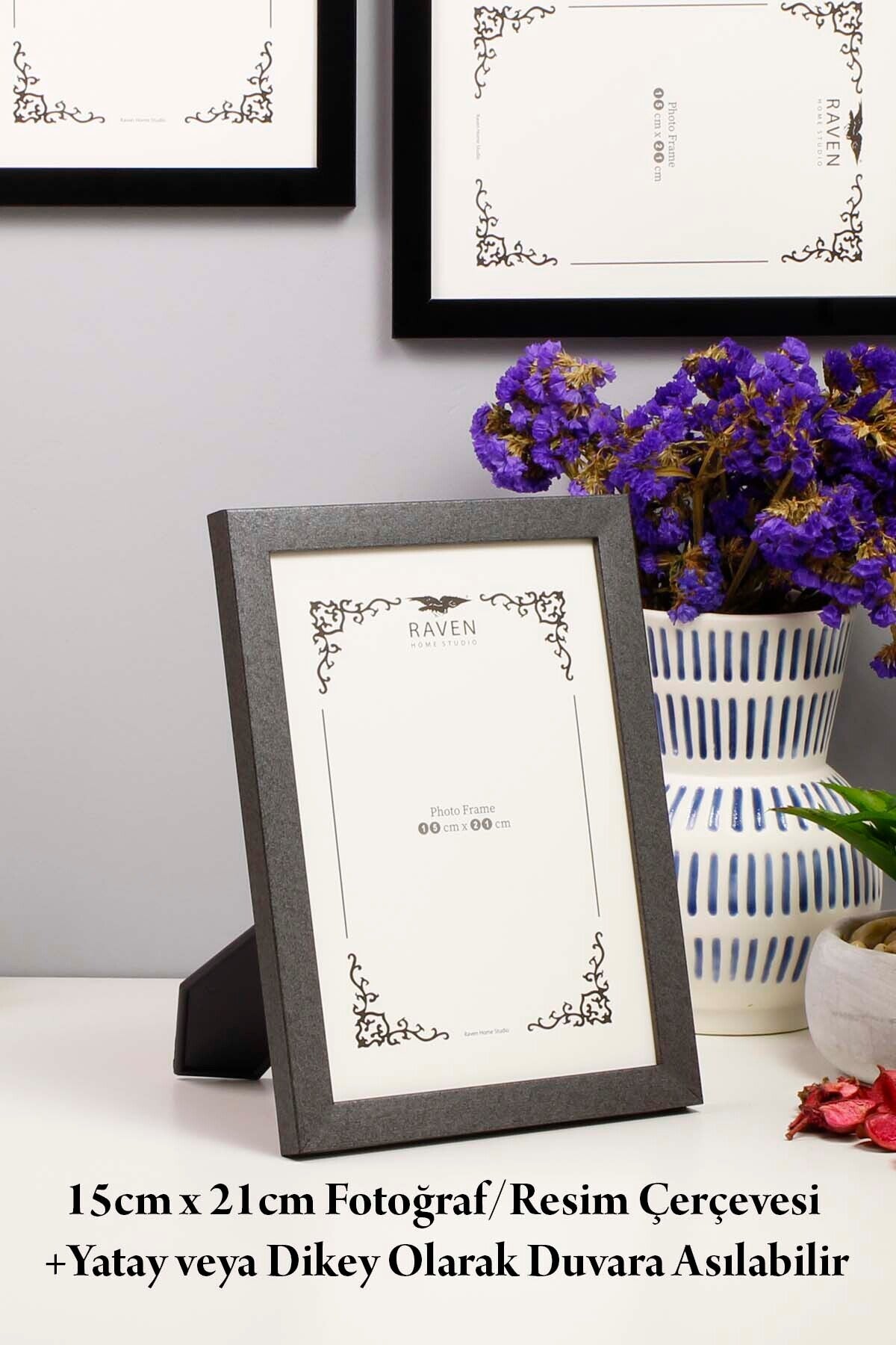 3'lü Set Düz Beyaz 10cmx15cm 13cmx18cm 15cmx21cm Resim, Fotoğraf, Belge, Poster, Evrak Çerçeve